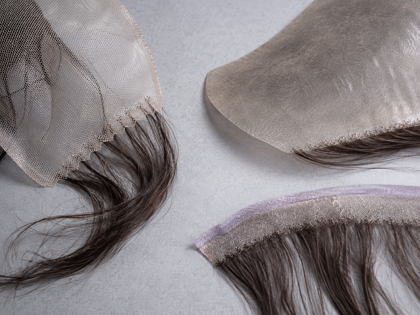 Base-type illustration only; not a photograph of Lyrical Hair D7-3 monofilament system