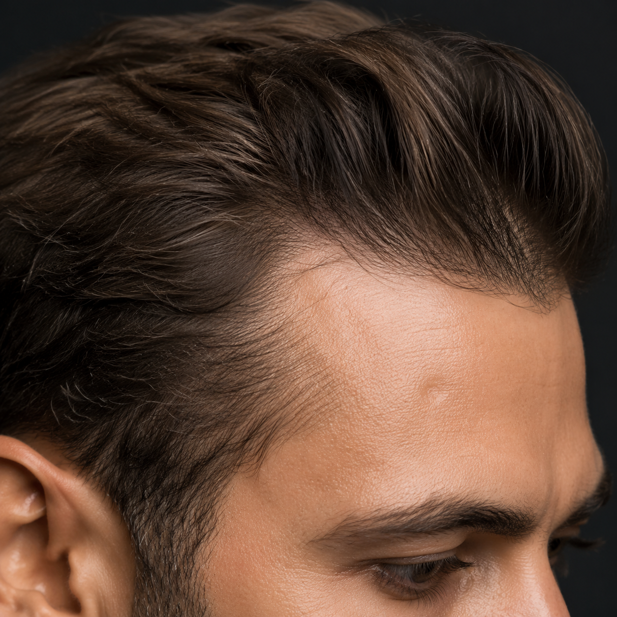 Natural-looking exposed hairline
